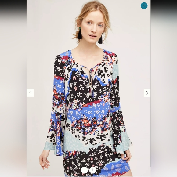 Yumi Kim Silk Floral Dress Medium NWT - Picture 1 of 8
